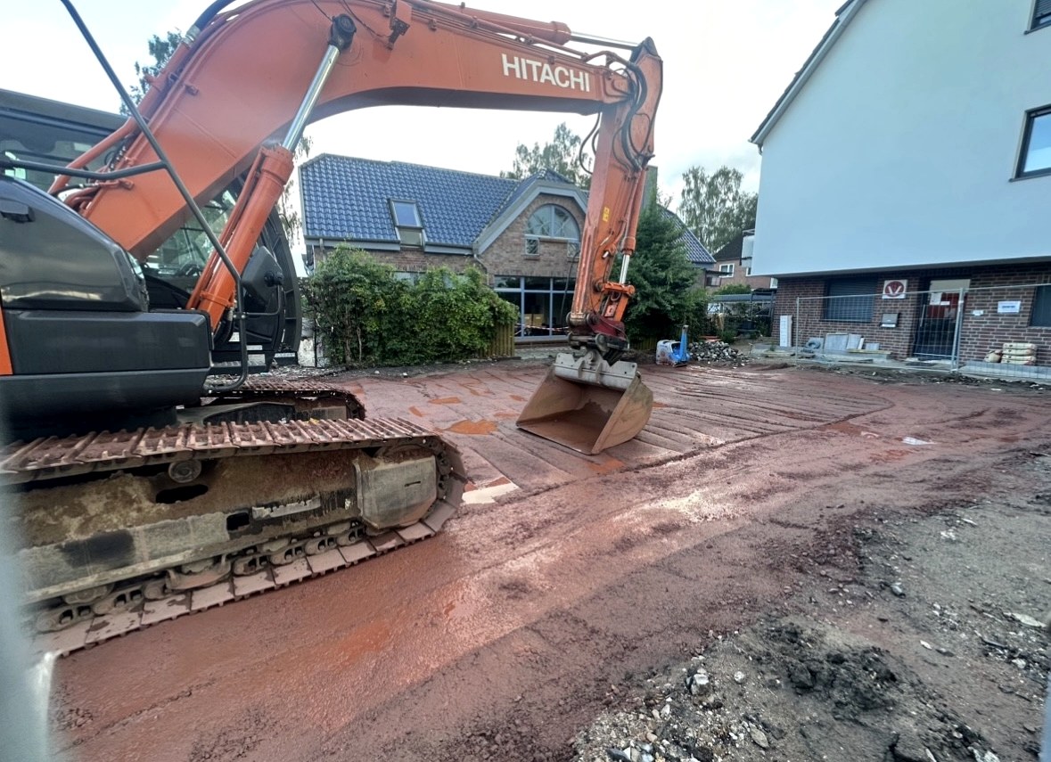 Planum und Flächenvorbereitung für Neubau