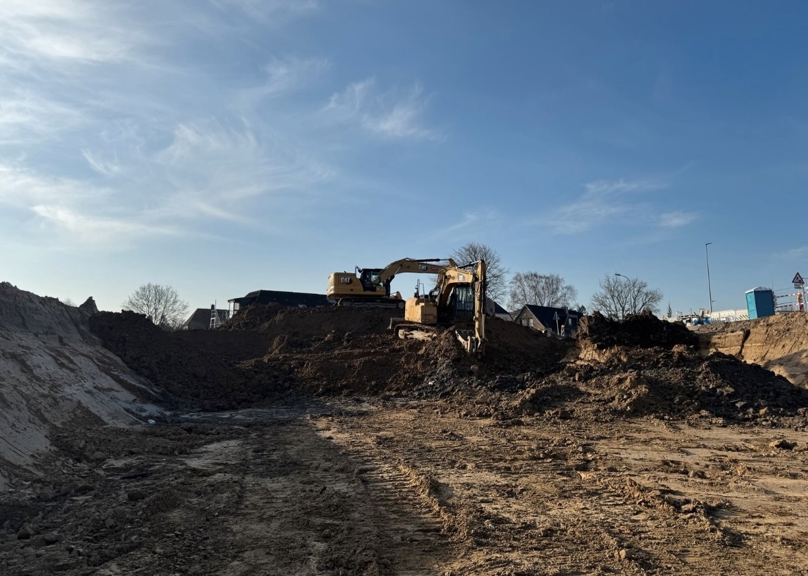 Großflächige Erdarbeiten